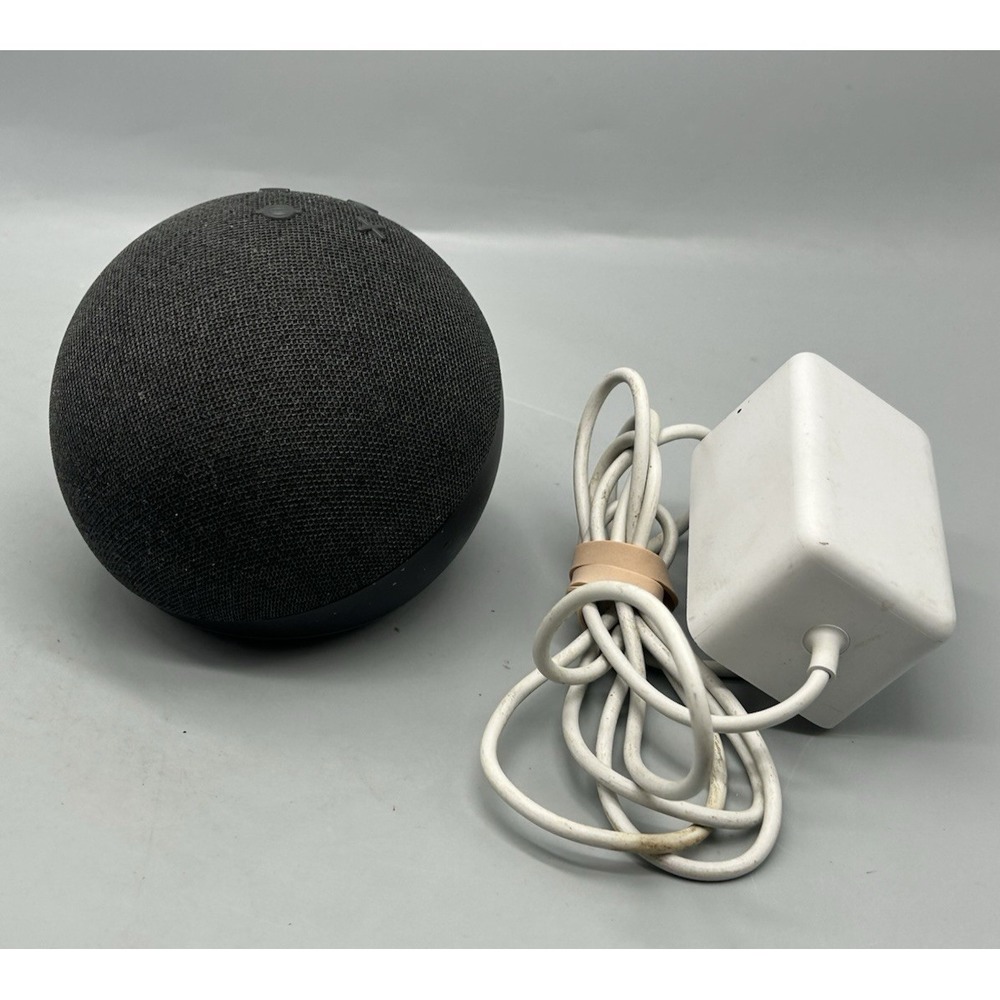 Amazon Echo Dot (5th Gen) C2N6L4 Smart Speaker &Power Cord - Black - Tested